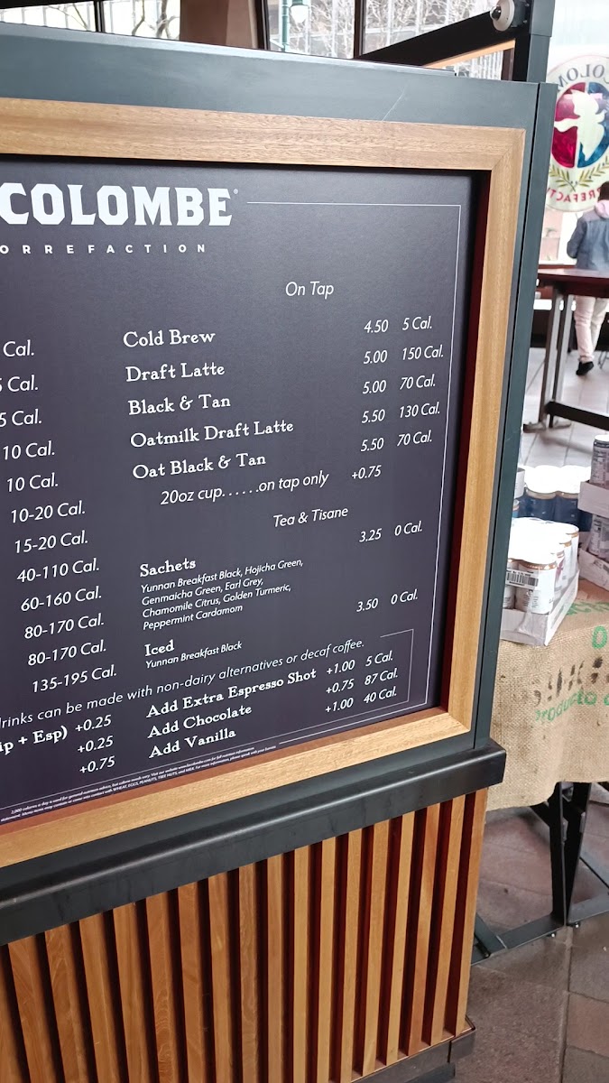 Menu La Colombe Coffee Workshop-7