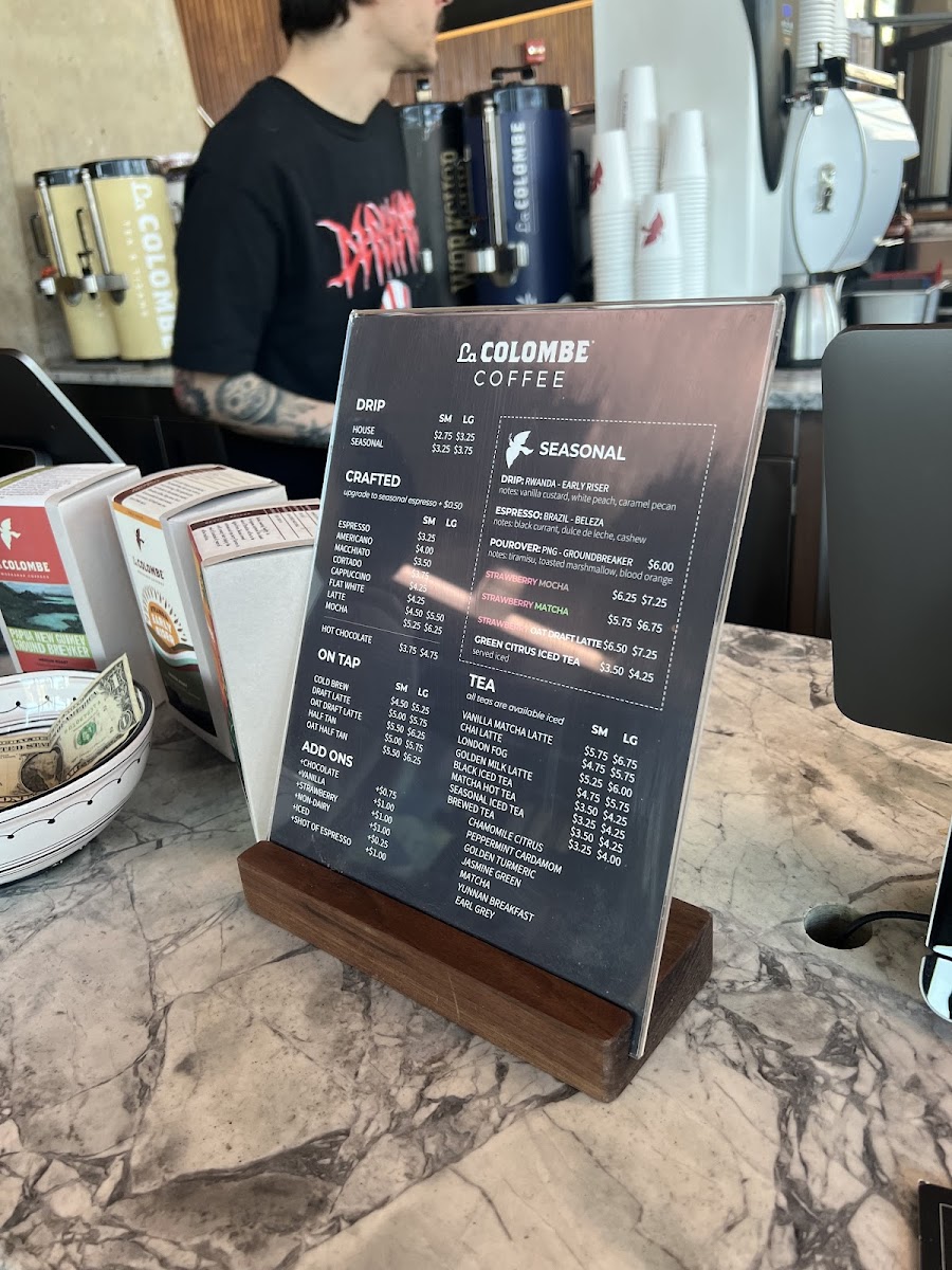 Menu La Colombe Coffee Workshop-8